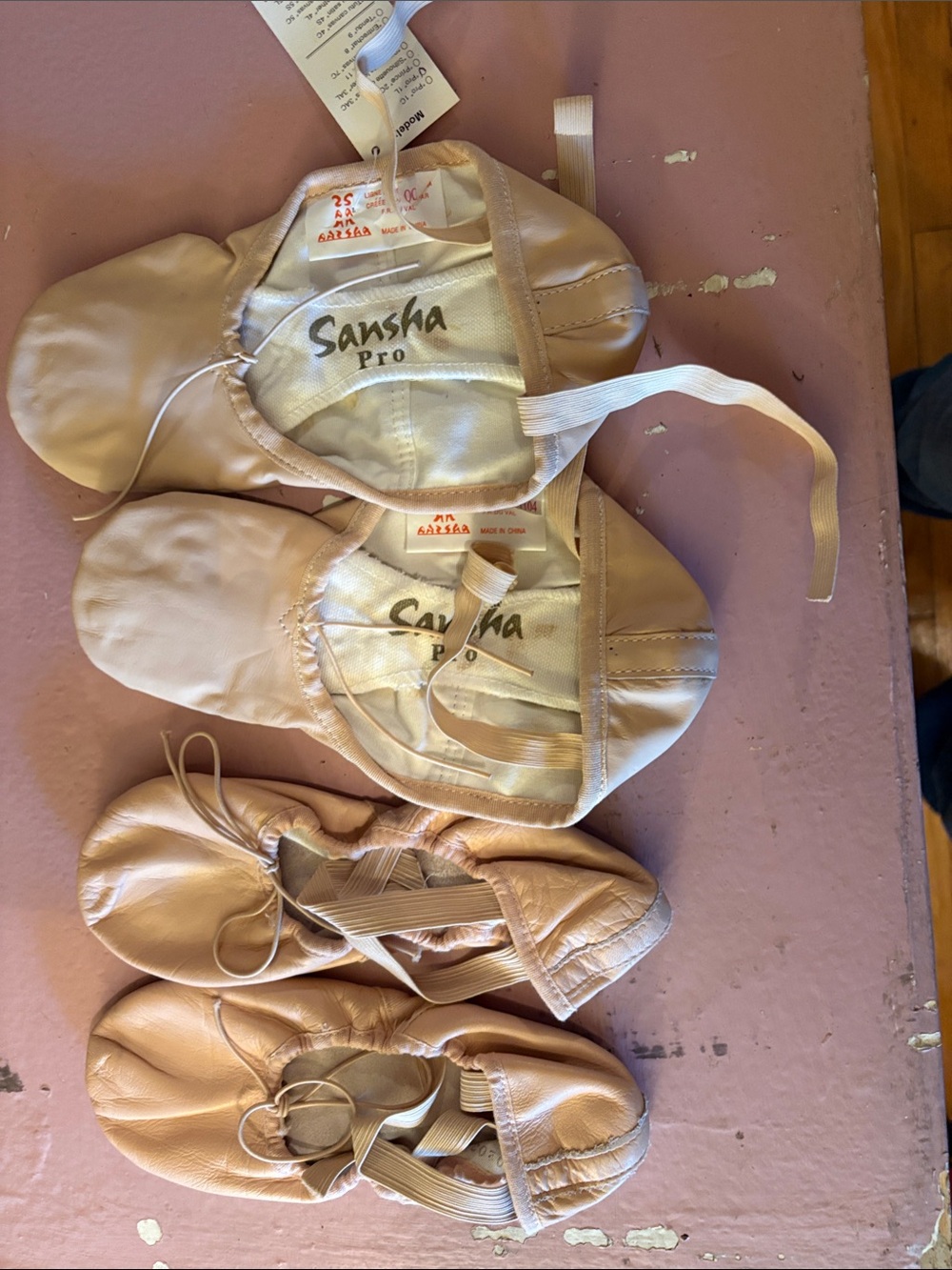 Pro Women's Ballet Shoes in Light Pink